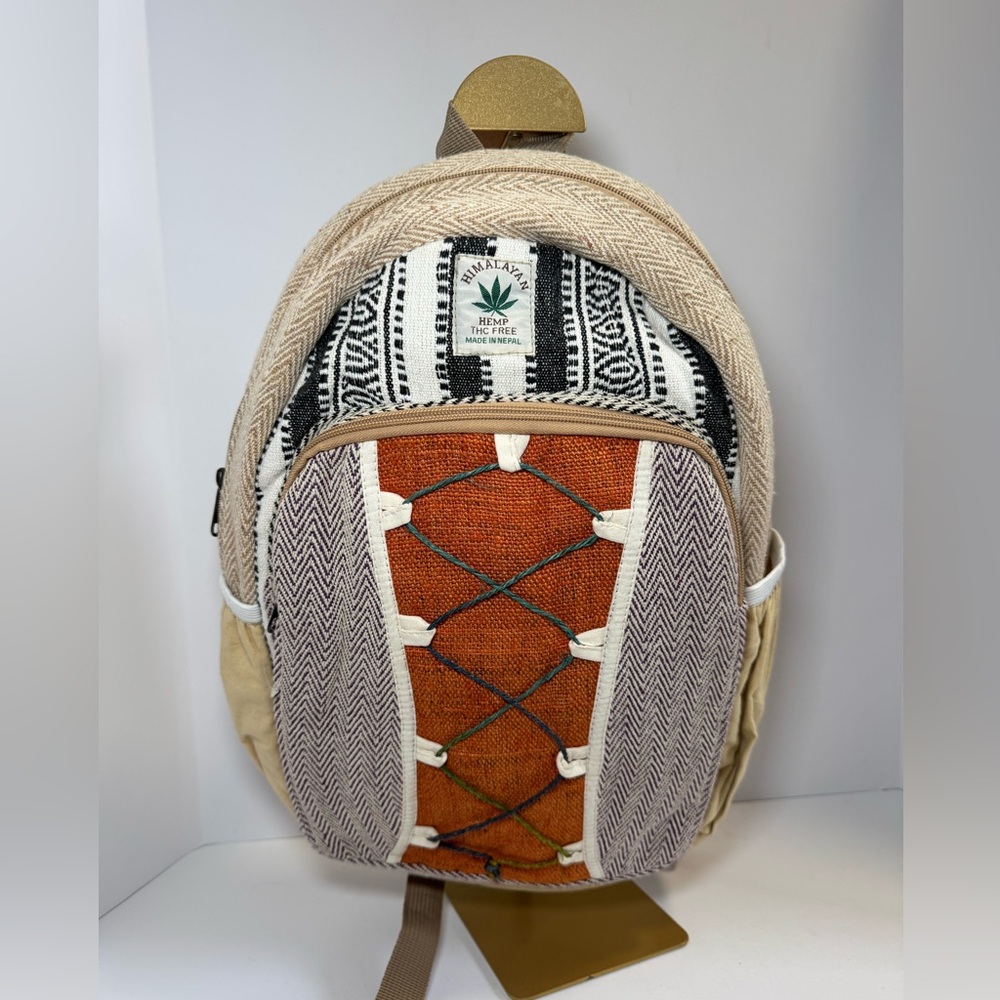 handmade Himalayan hemp backpack